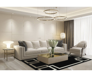 Alfombra HAMPTON BLACK (Art Deco Collection)
